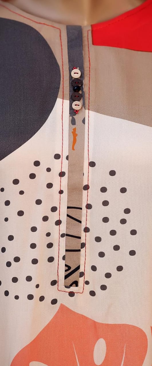 HZ LINEN CO-ORD'S 2PIECE DIGITAL PRINTED STITCHED COLLECTION 2025. HZLCR- 2011