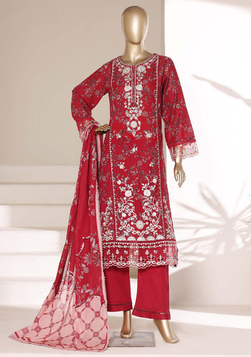 Sadabahar Luxury Signature  Lawn Embroidery 3Piece Stitched Vol-04 COLLECTION 2026. D-14