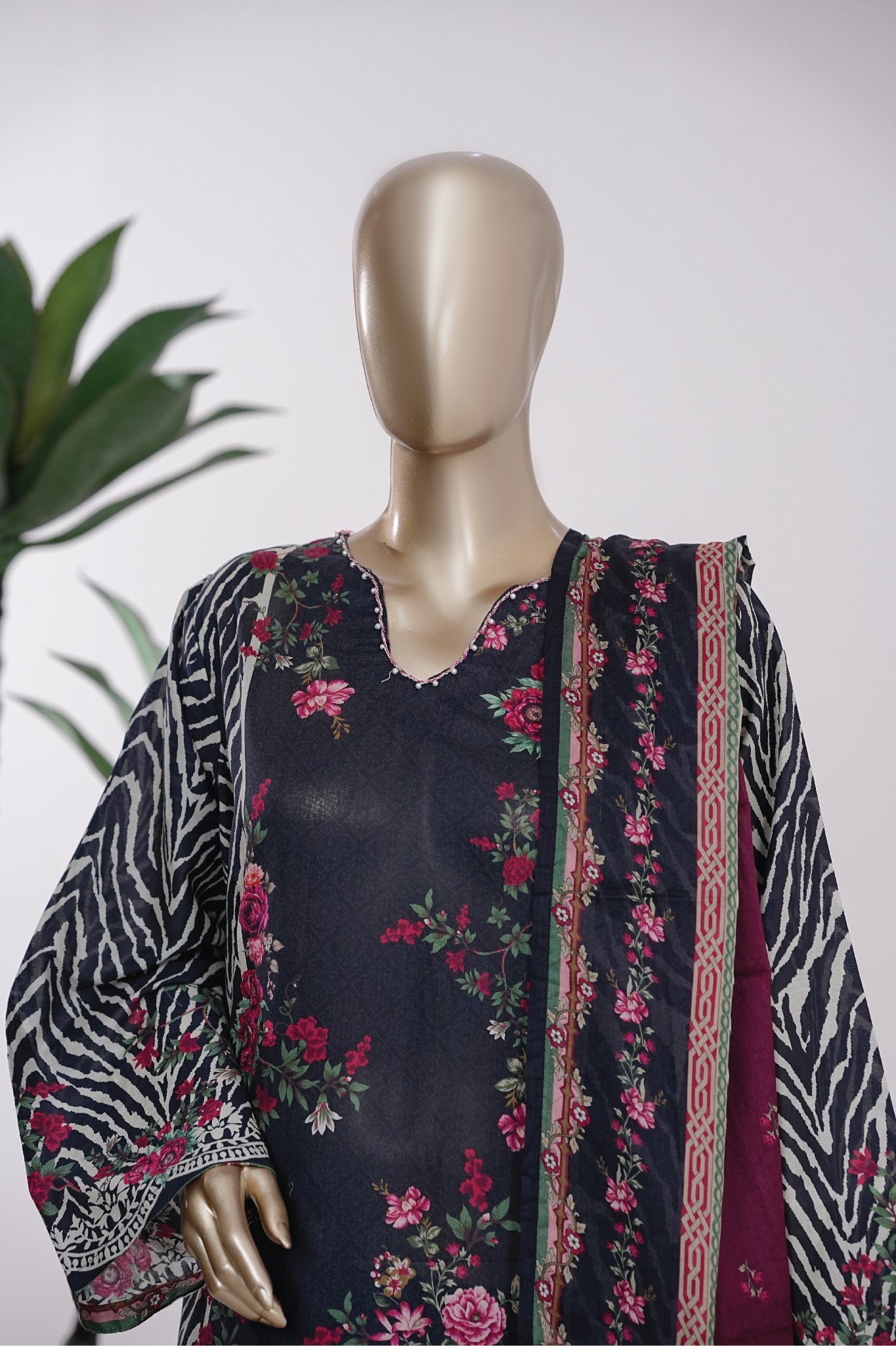BIN SAEED Luxury Lawn Printed 3pcs Stitched Vol-18 3Piece Stitched COLLECTION 2026 D-#27