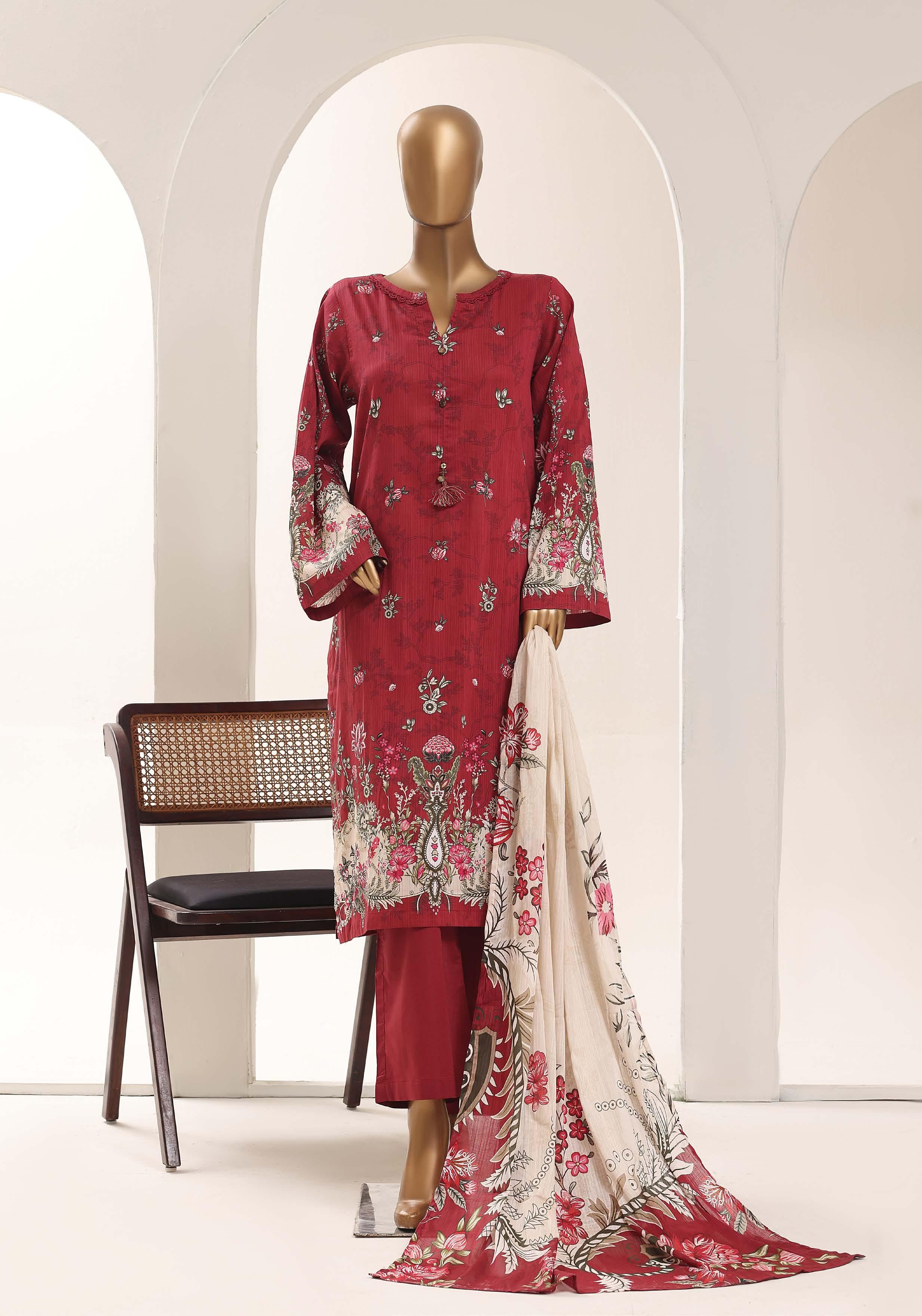 Sadabahar Lawn Printed Vol-11 3Piece Stitched Collection 2026 D#-01