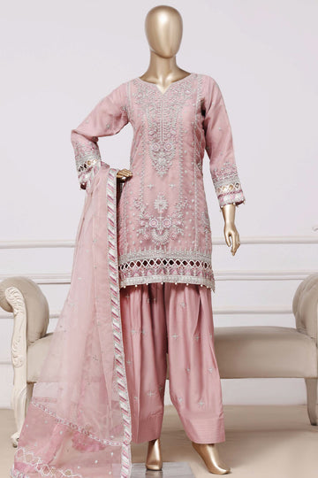 SADABAHAR LUXURY FORMAL FESTIVE °MAHPARA° ORGANZA EMBROIDERED 3PIECE STITCHED COLLECTION 2025 D#-54