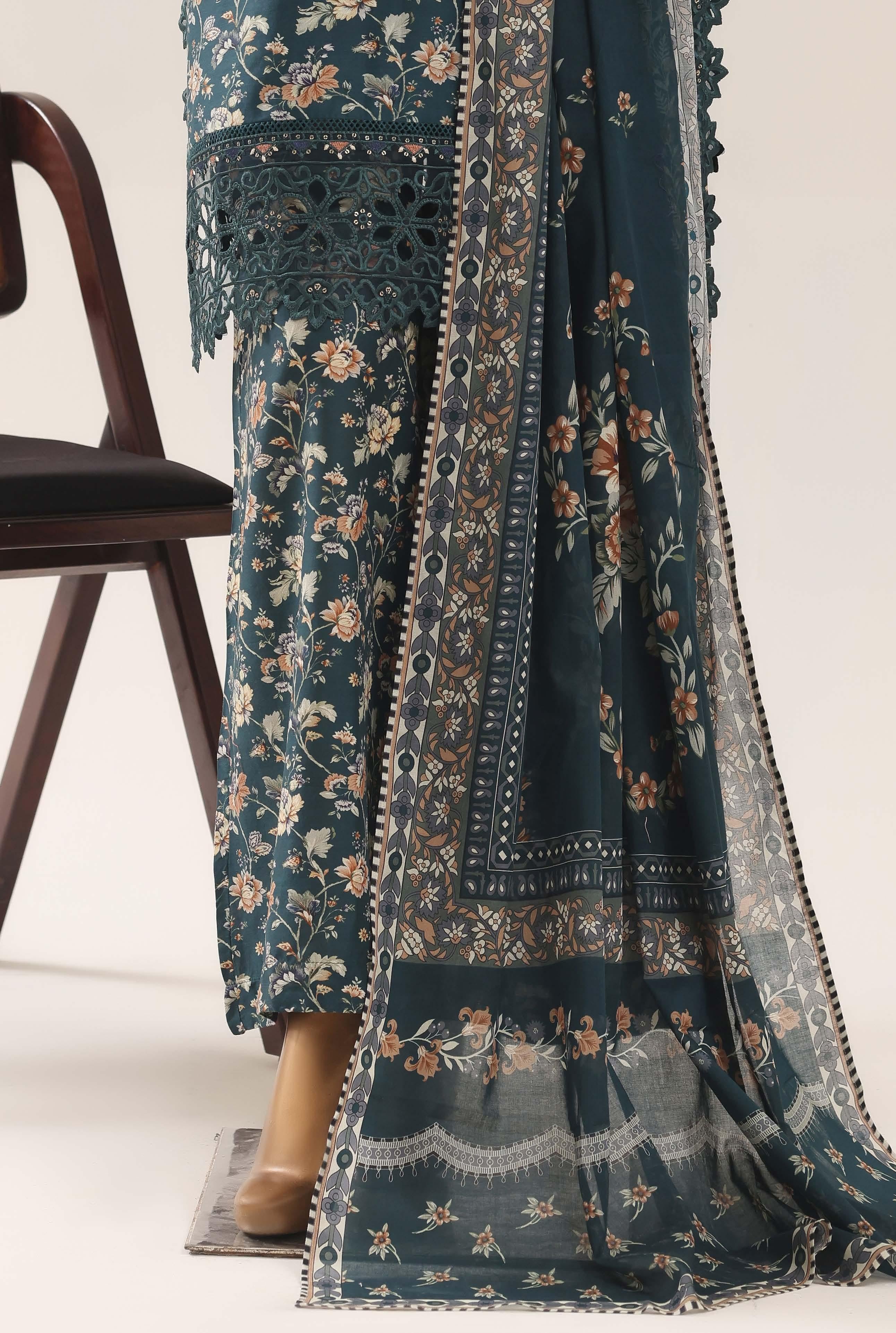Sadabahar Malika Embroidery Lawn Short Length 3Piece Stitched Vol-08 Collection 2026 D#03