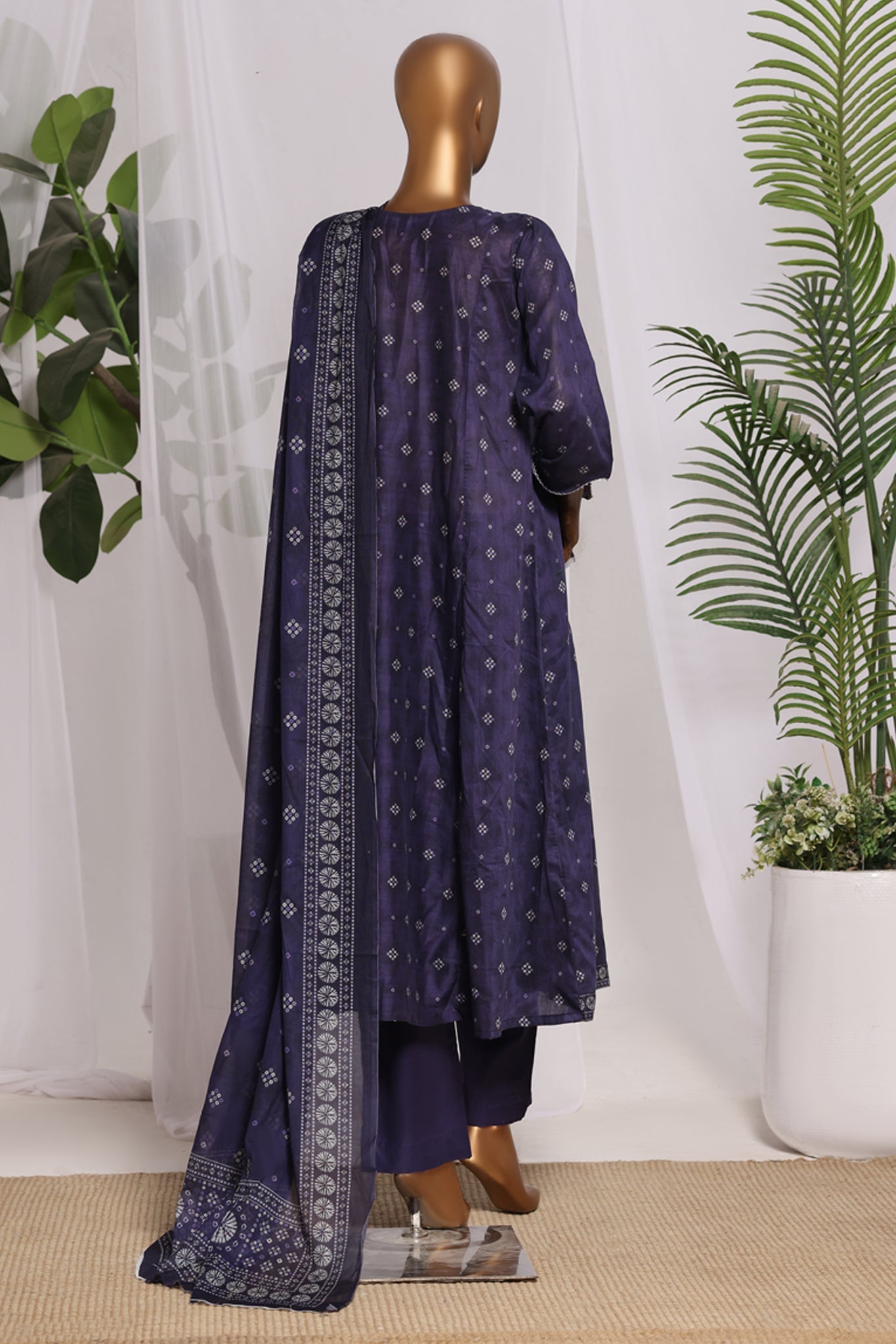 BIN SAEED Luxury Lawn Frock  Printed 3pcs Stitched Vol-01 3Piece Stitched COLLECTION 2026 D-#13