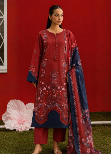 Sadabahar Ready To Wear Textured Lawn Printed Vol-14 3Piece Stitched Collection 2026 D#-01