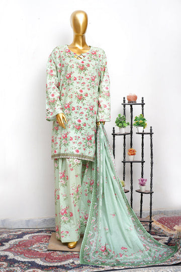BIN SAEED Luxury Lawn Printed With Farshi Shalwar 3Piece Stitched COLLECTION 2026 D-#23