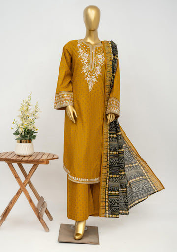 Bin Saeed Luxury Exclusive Embroidery 3 Piece Stitched Lawn Collection 2026 D#05