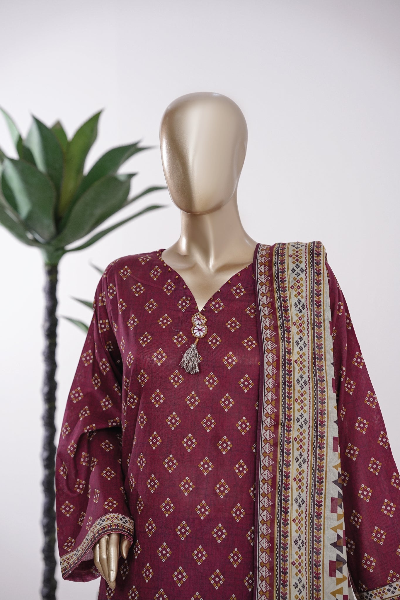 BIN SAEED Luxury Lawn Printed 3pcs Stitched Vol-18 3Piece Stitched COLLECTION 2026 D-#32