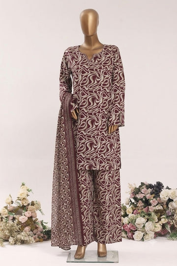 BIN SAEED Luxury Lawn Printed With Farshi Shalwar 3Piece Stitched COLLECTION 2026 D-#11
