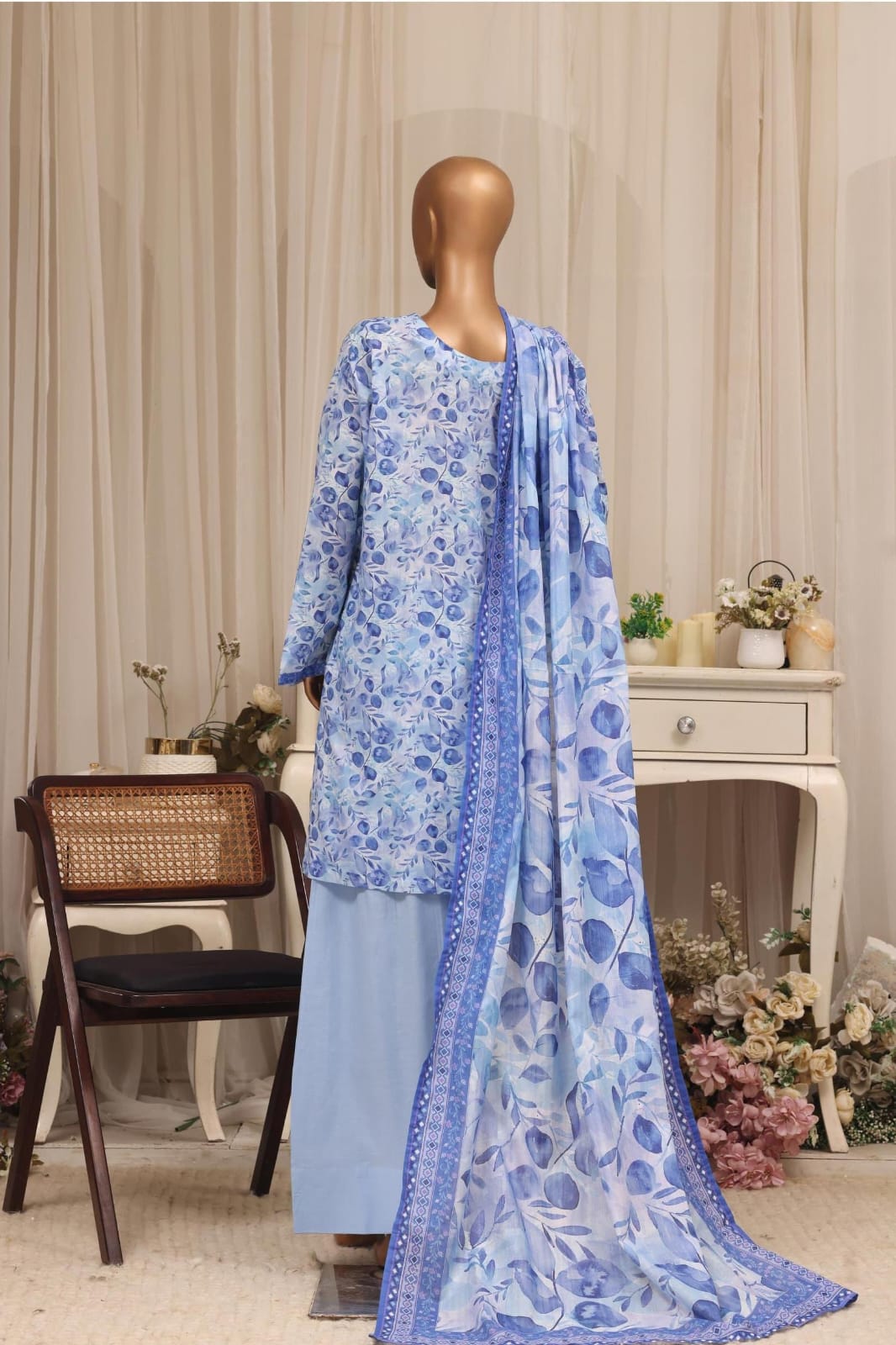 BIN SAEED Luxury Lawn Printed With Farshi Shalwar 3Piece Stitched COLLECTION 2026 D-#21