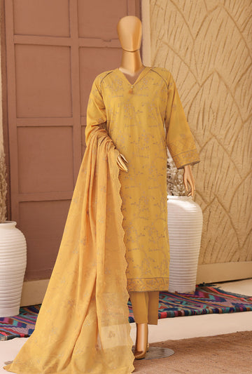 Meeras by HZ Textiles Embroidered Lawn Suit Unstitched 3 Piece Collection 2026 D#-07