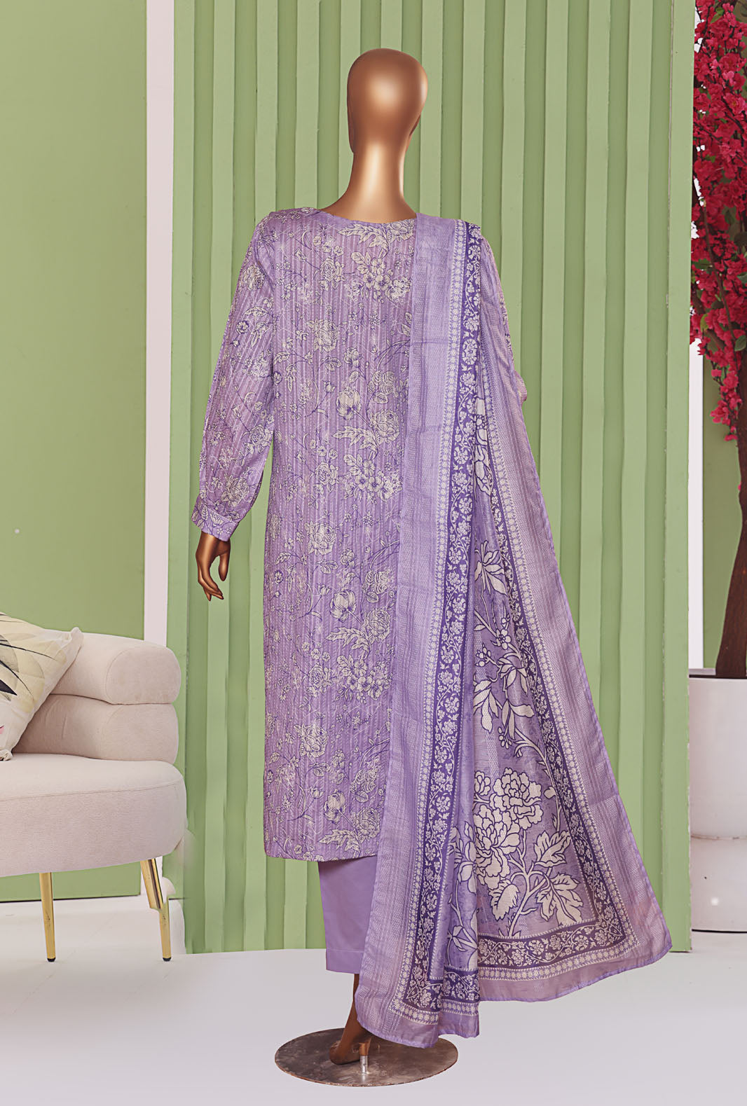 Dhagakari By HZ Textiles Embroidered Cotton Suit Unstitched 3 Piece Collection DEC-105