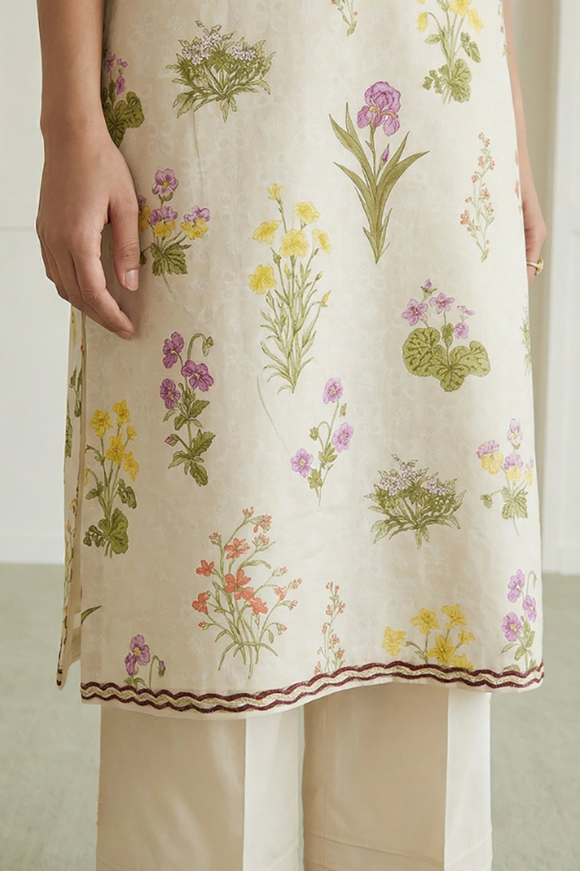 Zellbery Luxury Lawn Printed 3Piece Unstitched Collection 2026 WUS26X31018