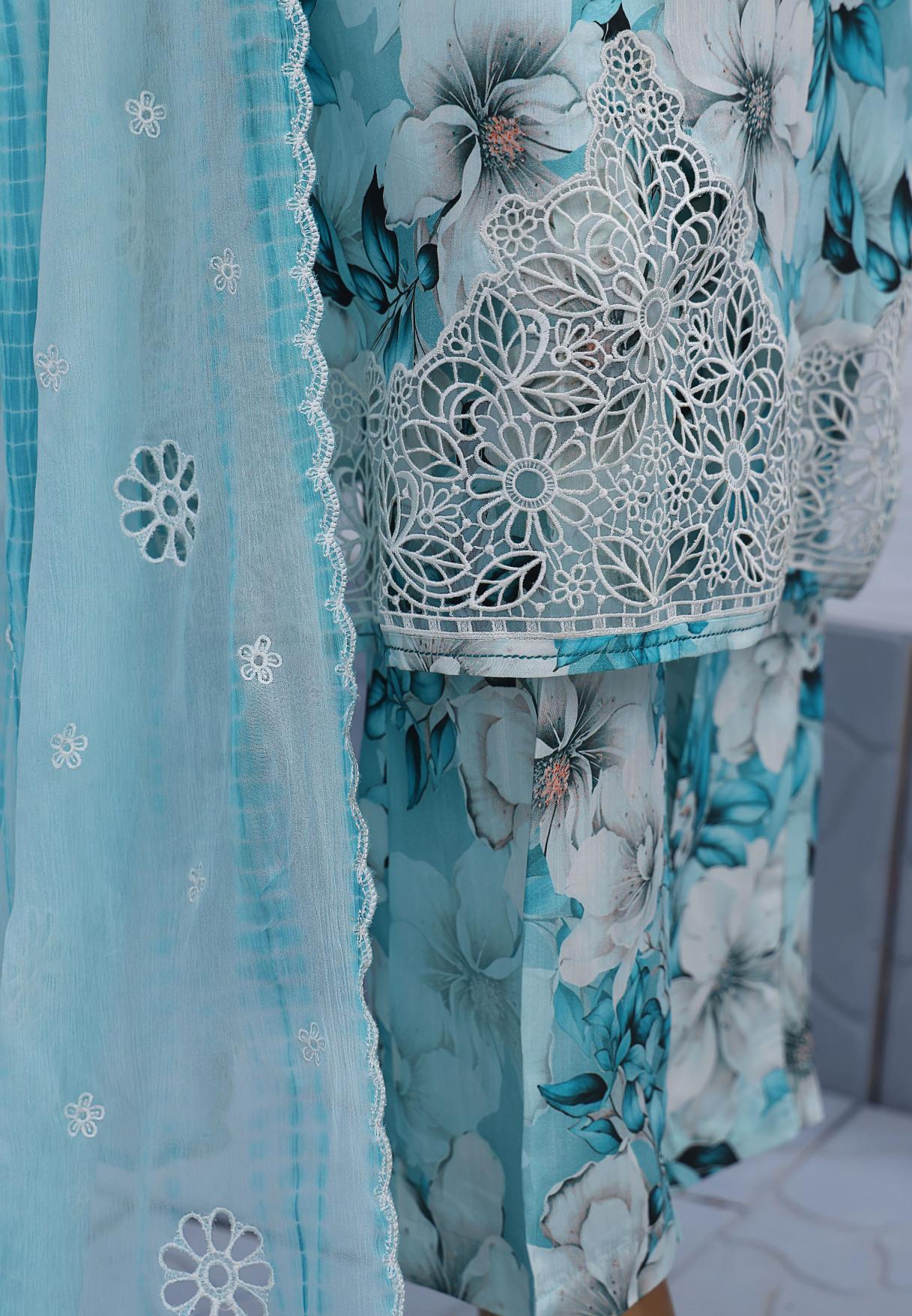 HZ Luxury Majestic Raw Silk Embroidery 3Piece Stitched COLLECTION 2025 D-07