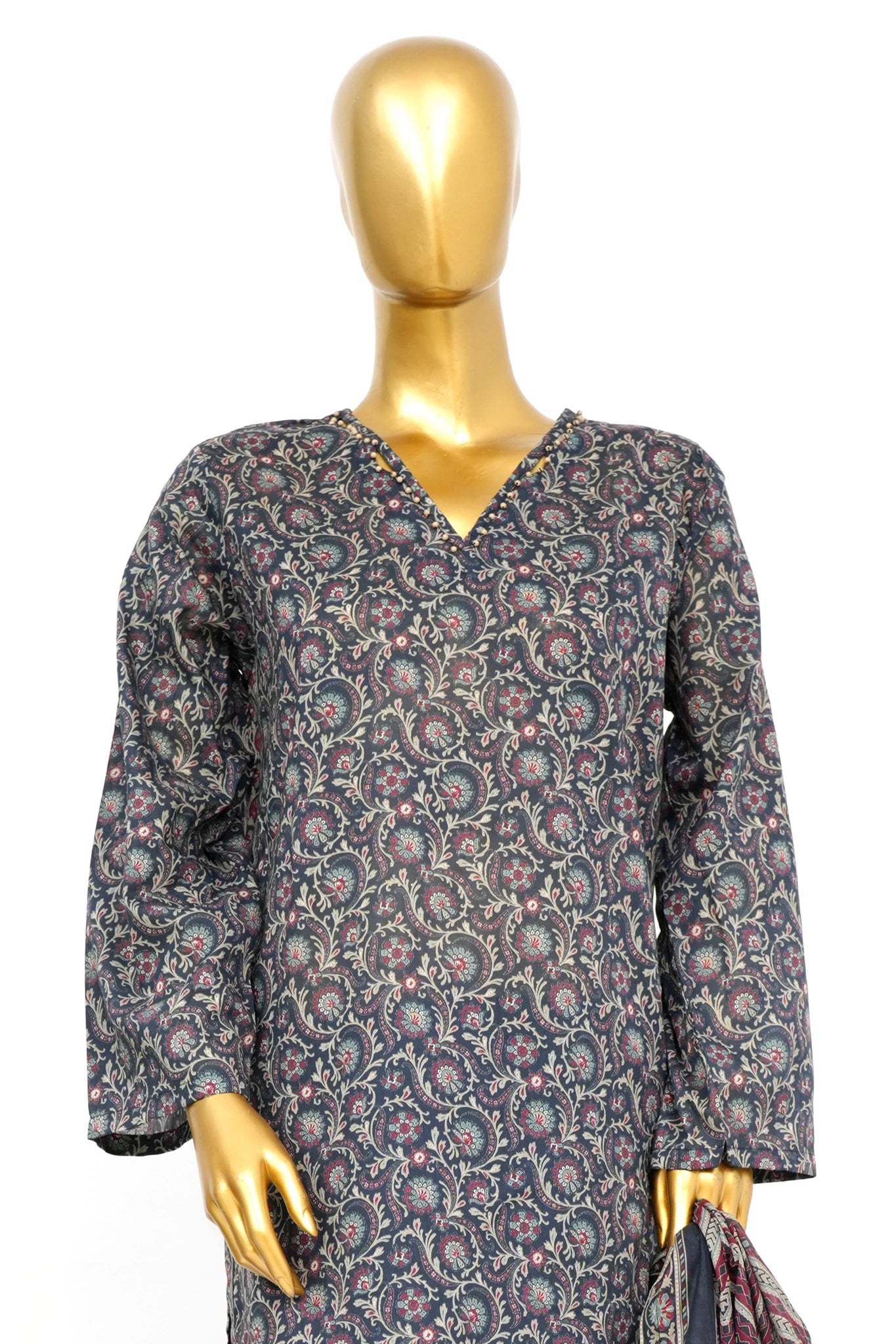 BIN SAEED Luxury Lawn Printed 3pcs Stitched Vol-30 3Piece Stitched COLLECTION 2026 D#-90