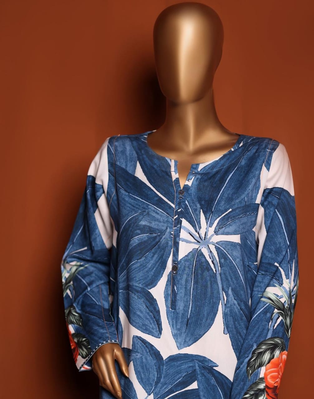 HZ LINEN CO-ORD'S 2PIECE DIGITAL PRINTED STITCHED COLLECTION 2025. HZLCR- 2017