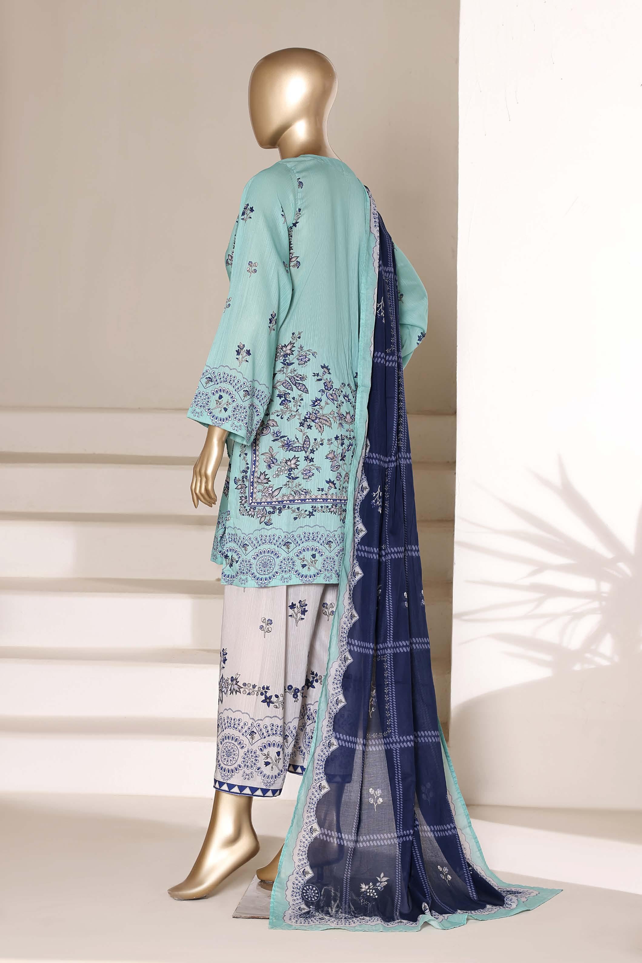 Sadabahar Lawn Printed Short Length Vol-01 3Piece Stitched Collection 2026 D#-03