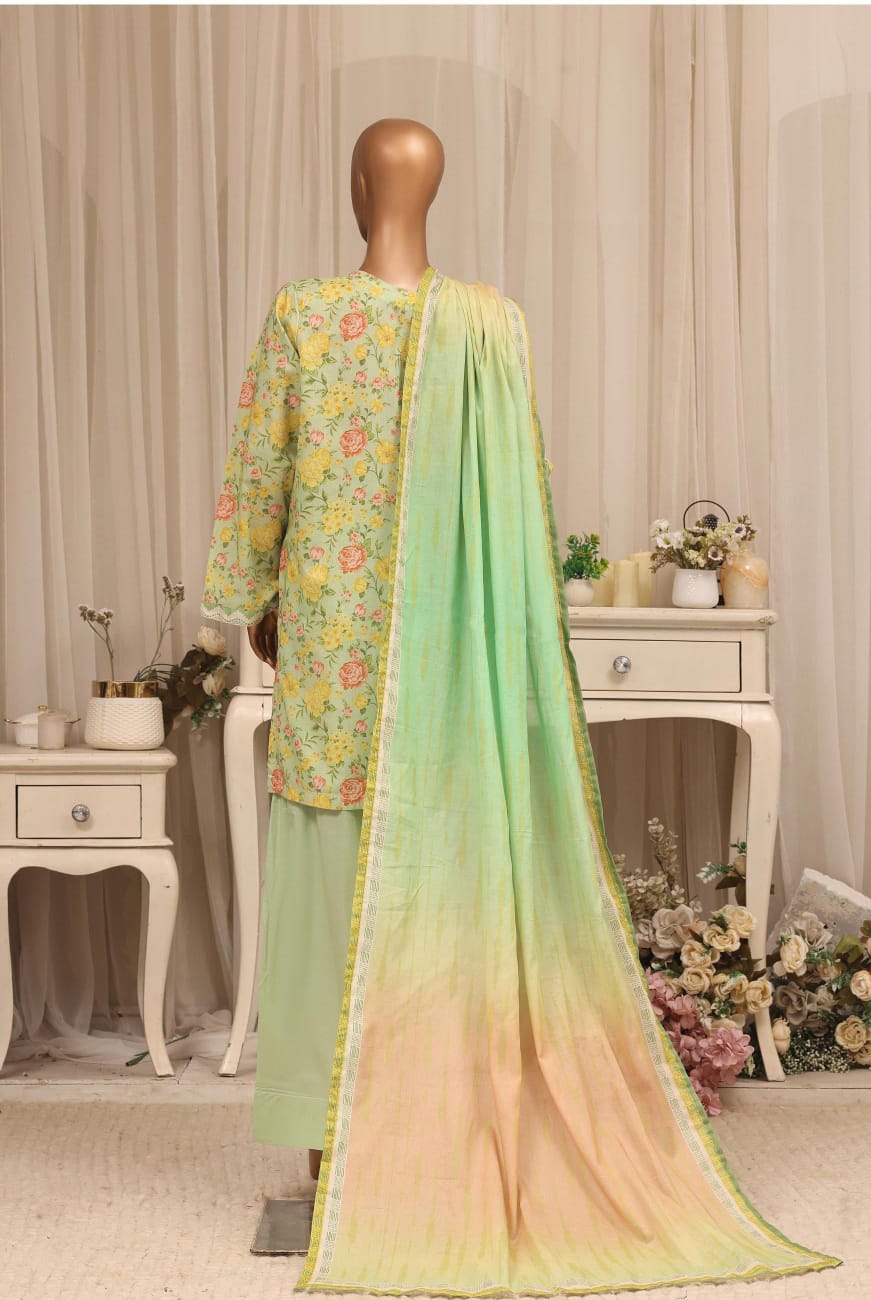 BIN SAEED Luxury Lawn Printed With Farshi Shalwar 3Piece Stitched COLLECTION 2026 D-#22
