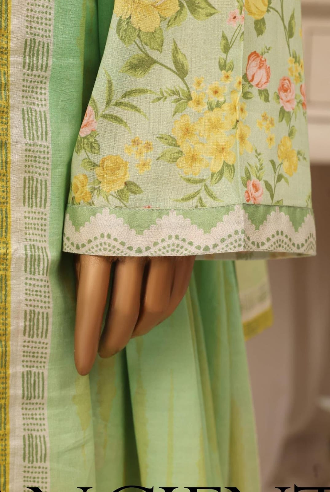 BIN SAEED Luxury Lawn Printed With Farshi Shalwar 3Piece Stitched COLLECTION 2026 D-#22