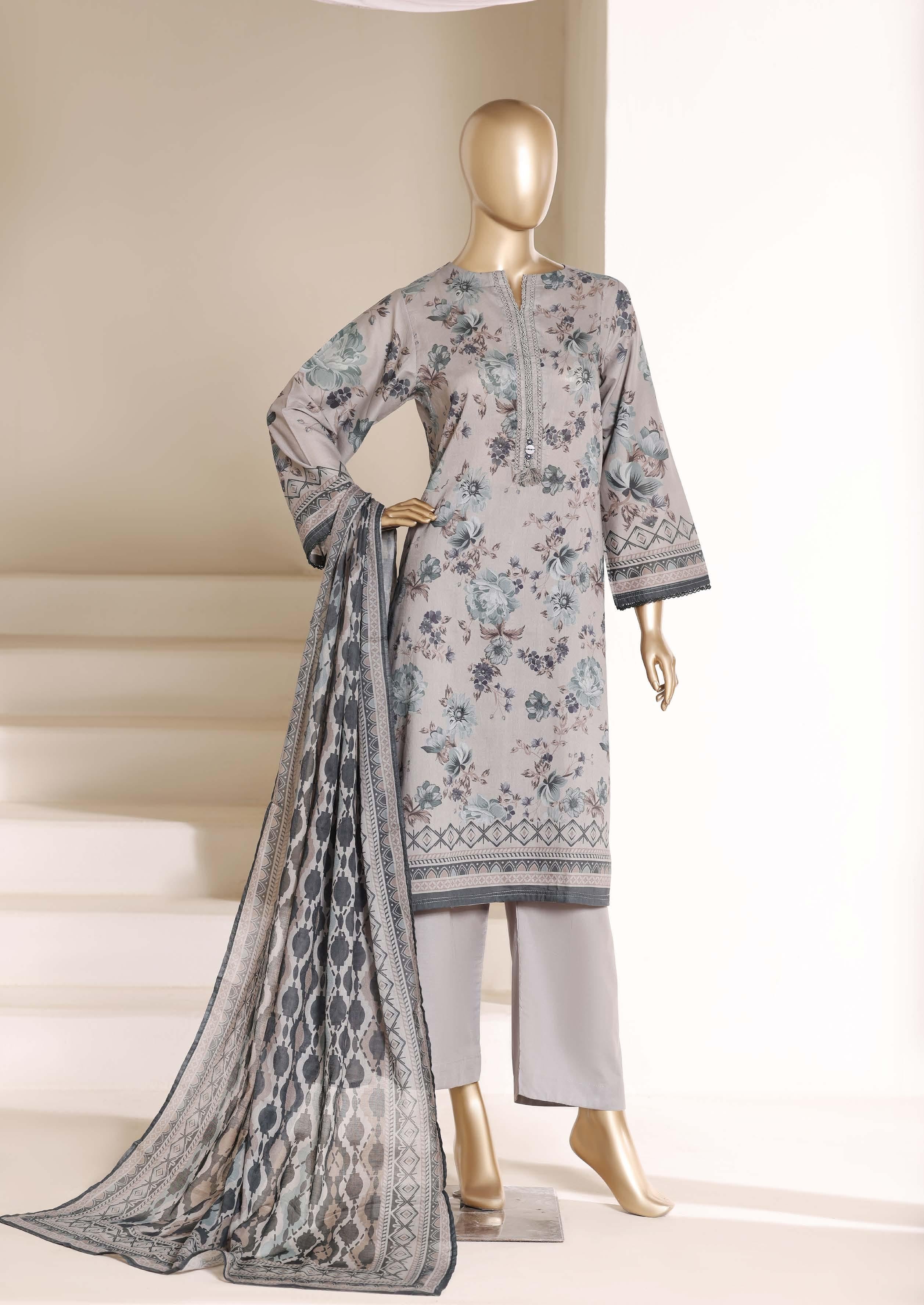 Sadabahar Printed Lawn 3Piece Stitched Vol-05 COLLECTION 2026 D#06