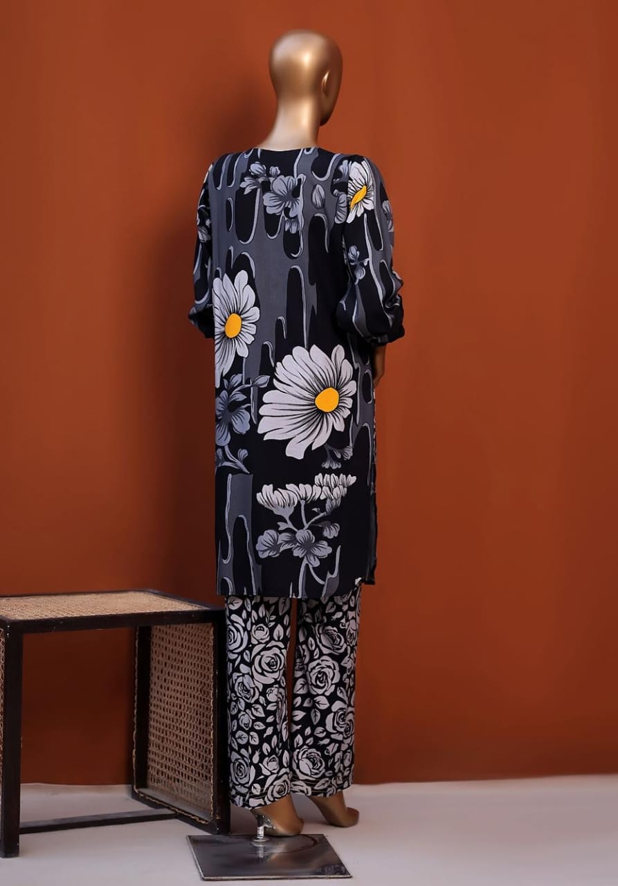 HZ LINEN CO-ORD'S 2PIECE DIGITAL PRINTED STITCHED COLLECTION 2025. HZLCR- 2012