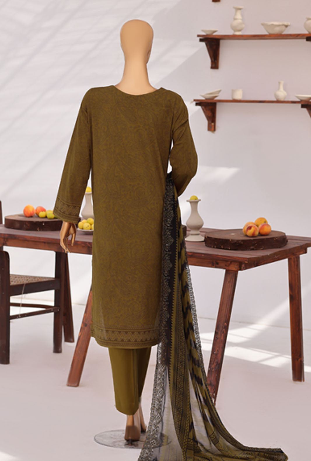 Premium Venice By HZ Textiles Embroidered With Chiffon Embroidery Dupatta Lawn Suit Unstitched 3 Piece Collection 2026 D#-04