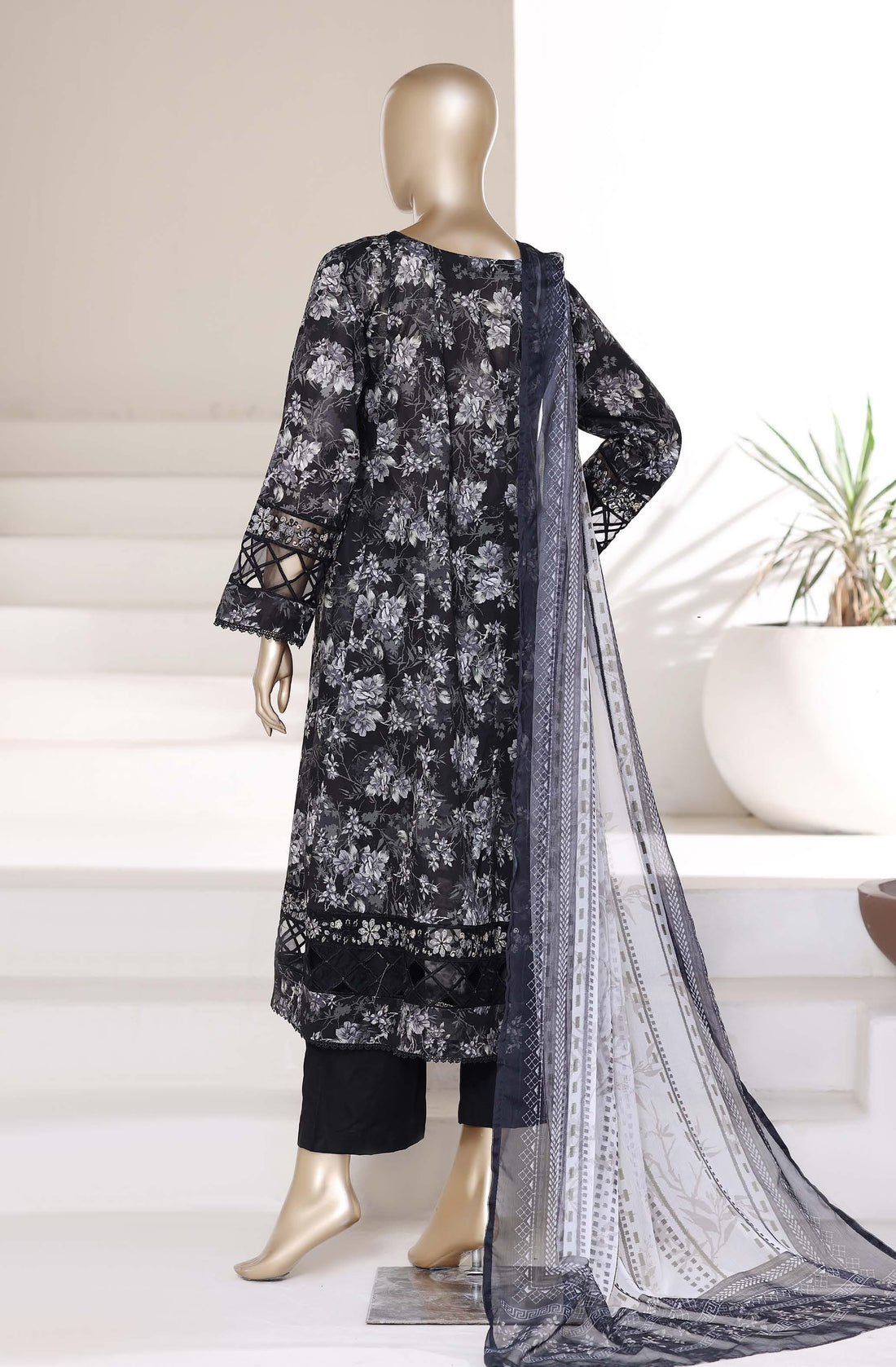 Sadabahar Luxury Peplum Frock Style Embroidery 3Piece Stitched COLLECTION 2026. D#04