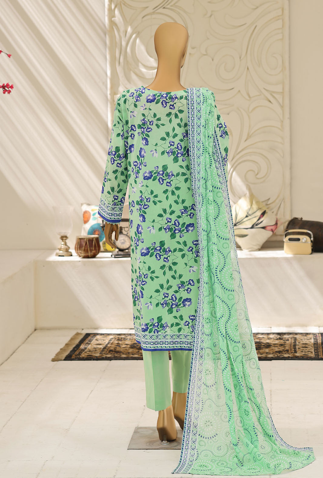 Summer Shades by HZ Textiles Digital Printed Lawn Suit Unstitched 3 Piece Collection 2026 D#-09