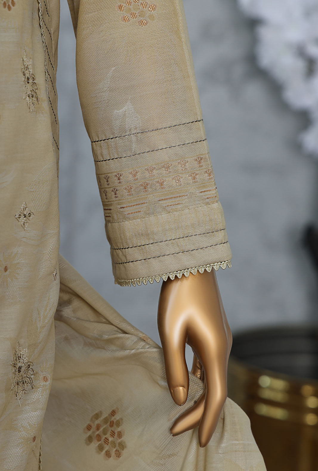 Valencia By HZ Textiles Embroidered Jacquard Suit Unstitched 3 Piece Collection 2025 D-02