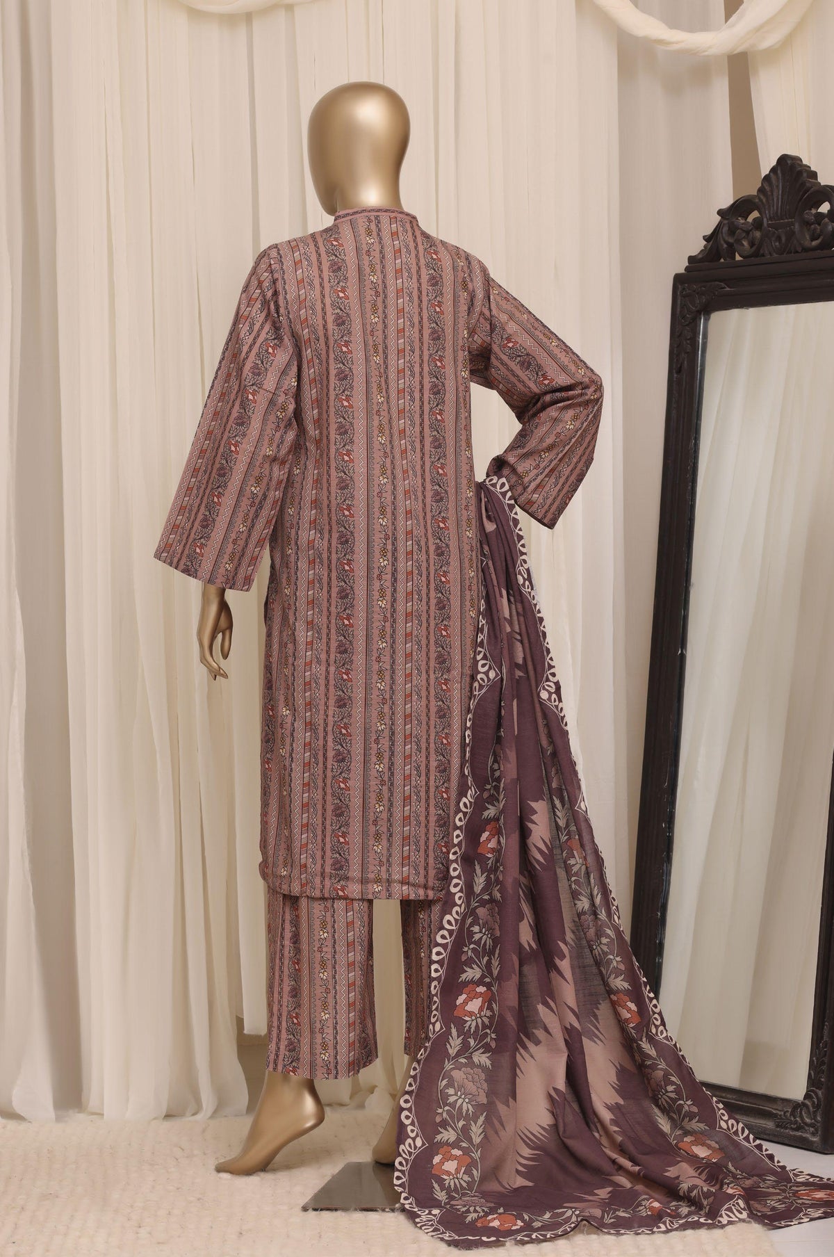 Sadabahar Luxury Khaddar Printed Winter 3Piece Vol-01 Collection SDKH-03