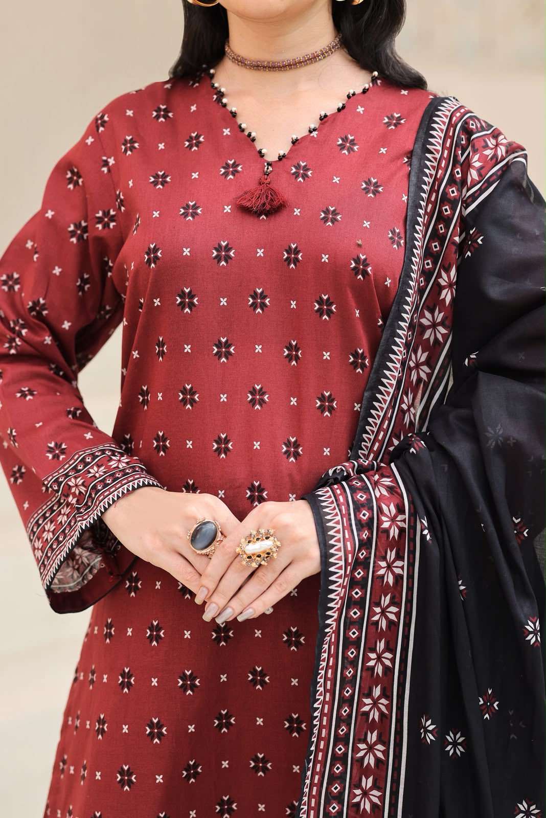 Aizal Luxury Lawn Printed Vol-1 3Piece Stitched Collection 2026 D#-07