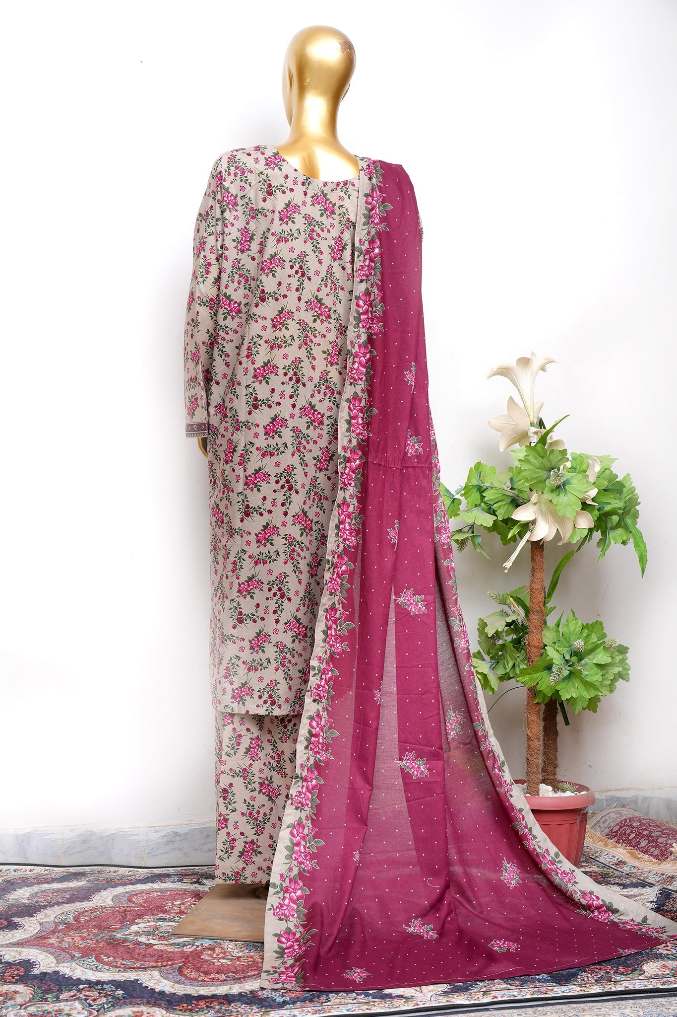 BIN SAEED Luxury Lawn Printed 3pcs Stitched Vol-30 3Piece Stitched COLLECTION 2026 D#-137
