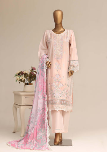 Sadabahar Luxury Slub Lawn Embroidery Stitched Vol-15 Collection 2026. LEL-04