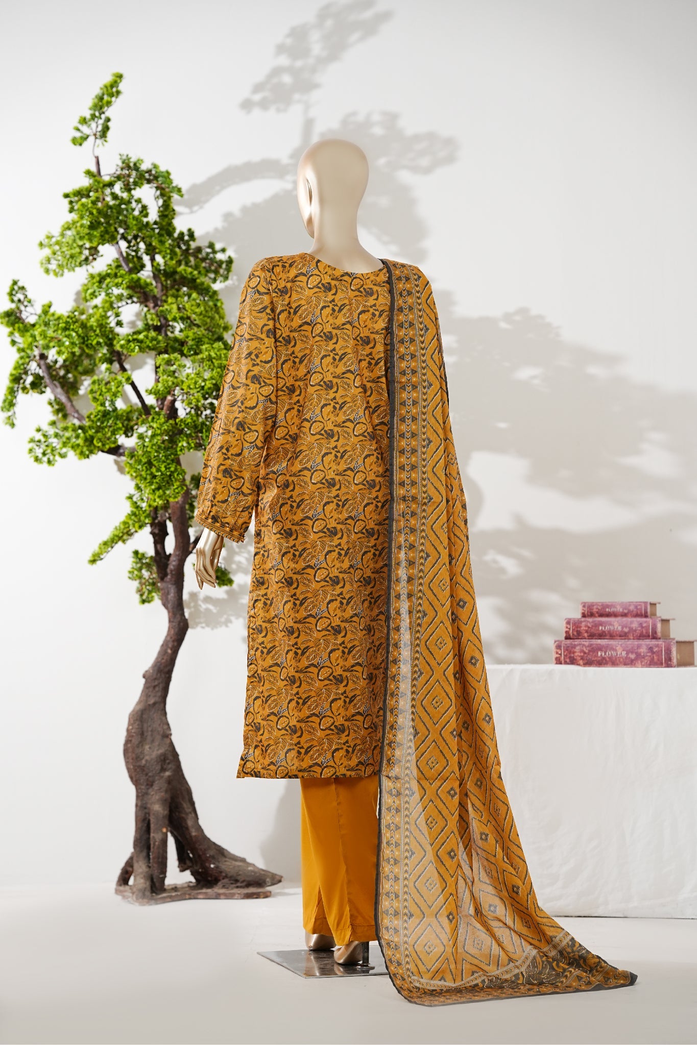 BIN SAEED Luxury Lawn Printed 3pcs Stitched Vol-18 3Piece Stitched COLLECTION 2026 D-#23