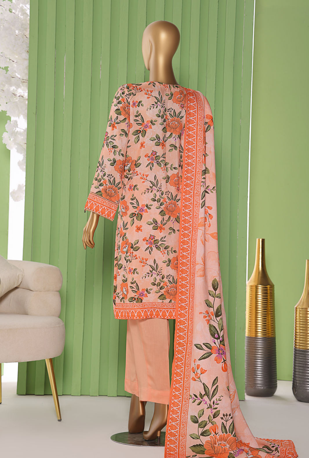 Vogue By HZ Textiles Printed Viscose Suit Unstitched 3 Piece Winter Collection 2025 D-11