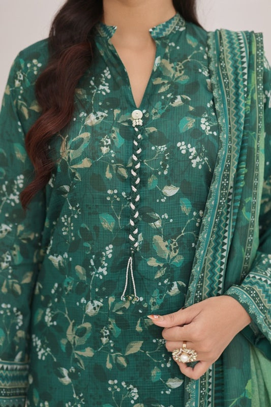 Aizal By Inaya Luxury Lawn Printed Vol-2 3Piece Stitched Collection 2026 AZIN-05