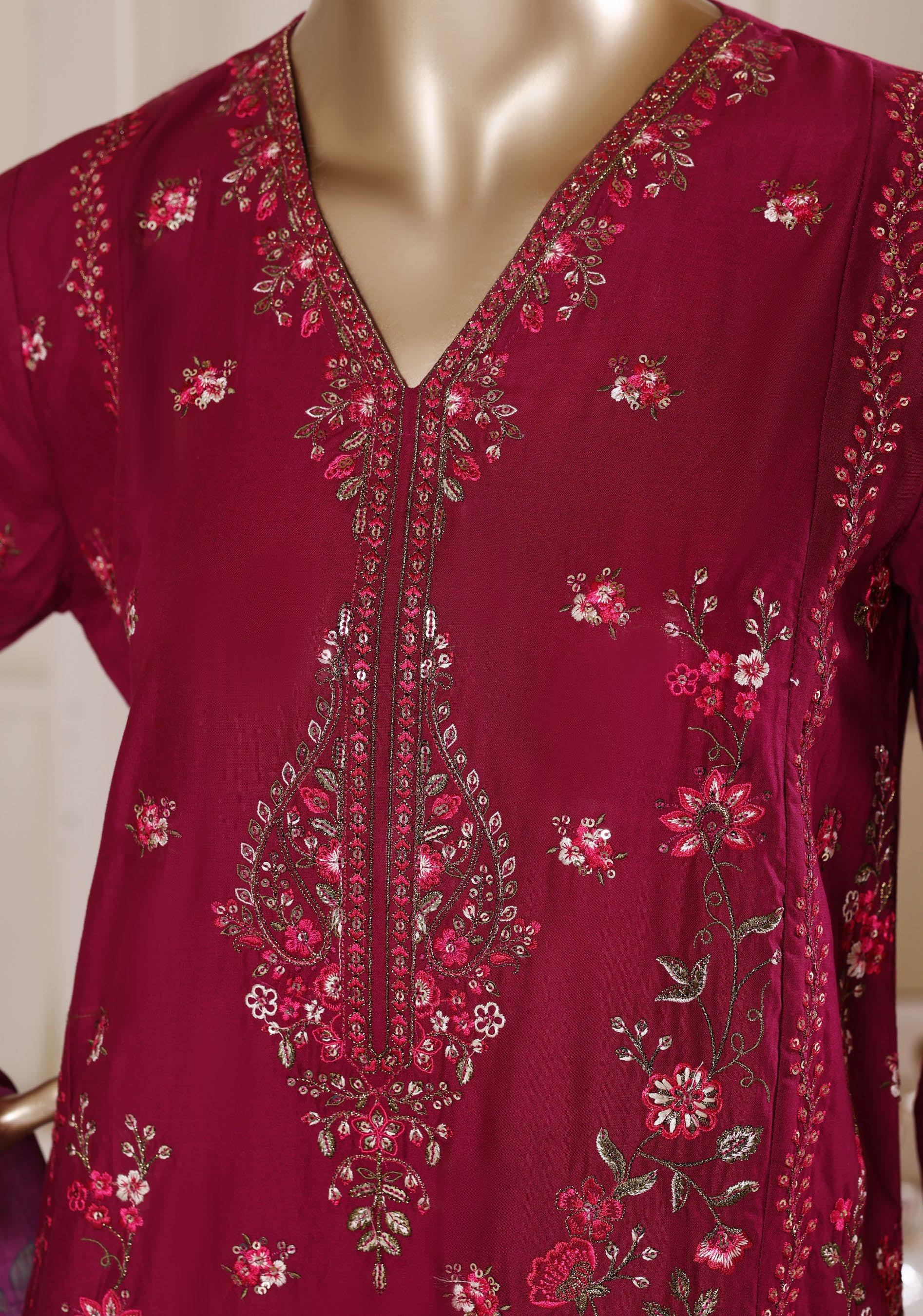 Bin Saeed Luxury Laserkari Heavy Embroidery Festive Vol-02 3Piece Stitched Collection 2026 D#-29