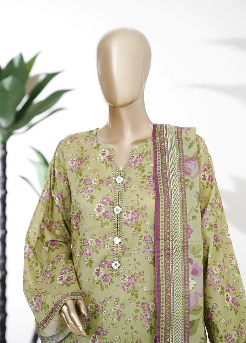 BIN SAEED Luxury Lawn Printed 3pcs Stitched Vol-18 3Piece Stitched COLLECTION 2026 D-06