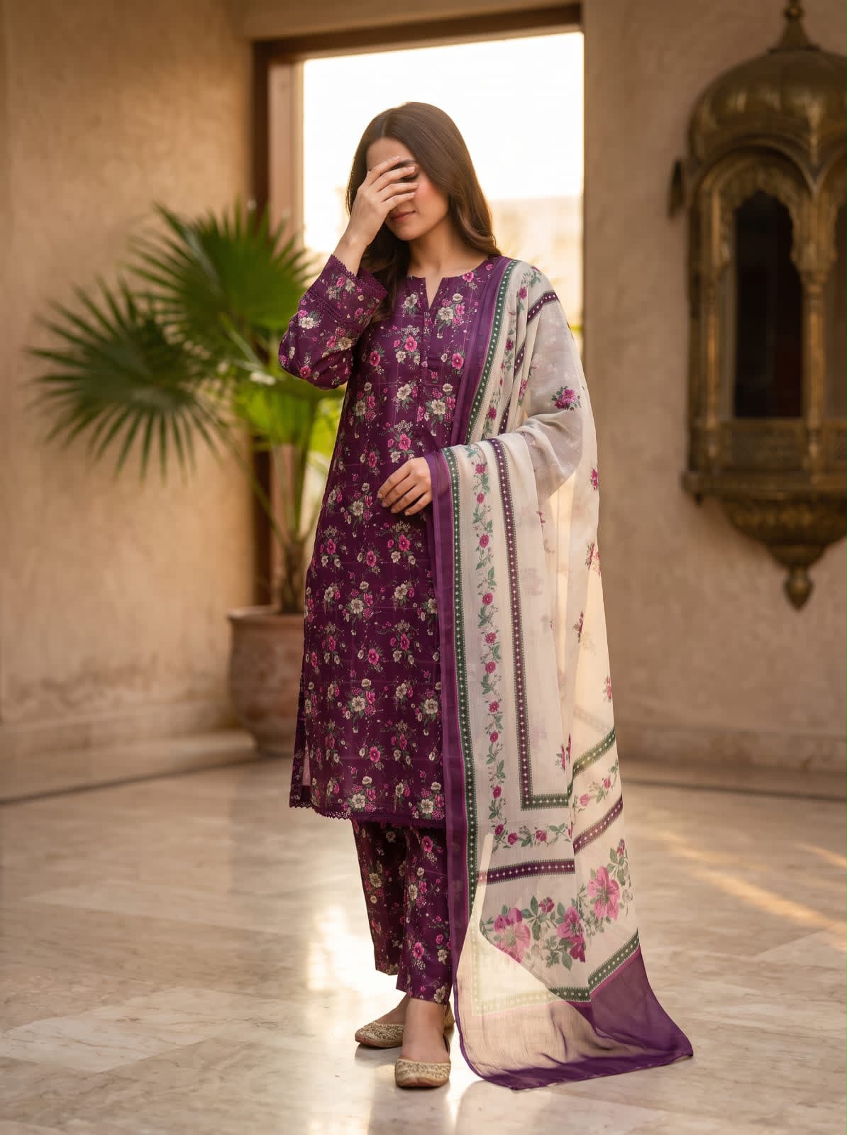 Sadabahar Lawn Printed Vol-15 3Piece Stitched Collection 2026 D#-13