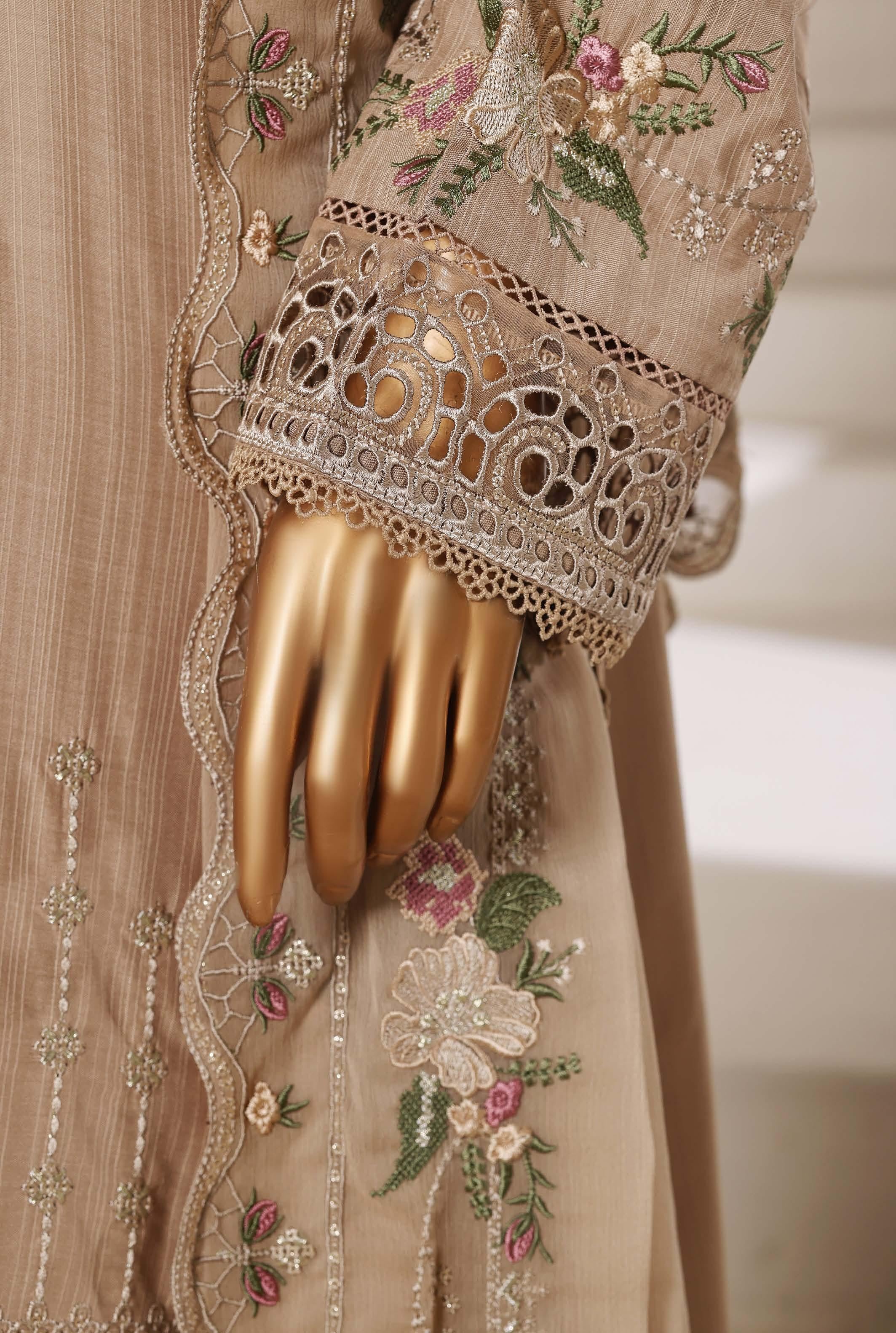 Sadabahar Luxury SlubViscous Lawn Embroidery With Chiffon Embroidery Dupatta Stitched Vol-01 Collection 2026. LEL-05