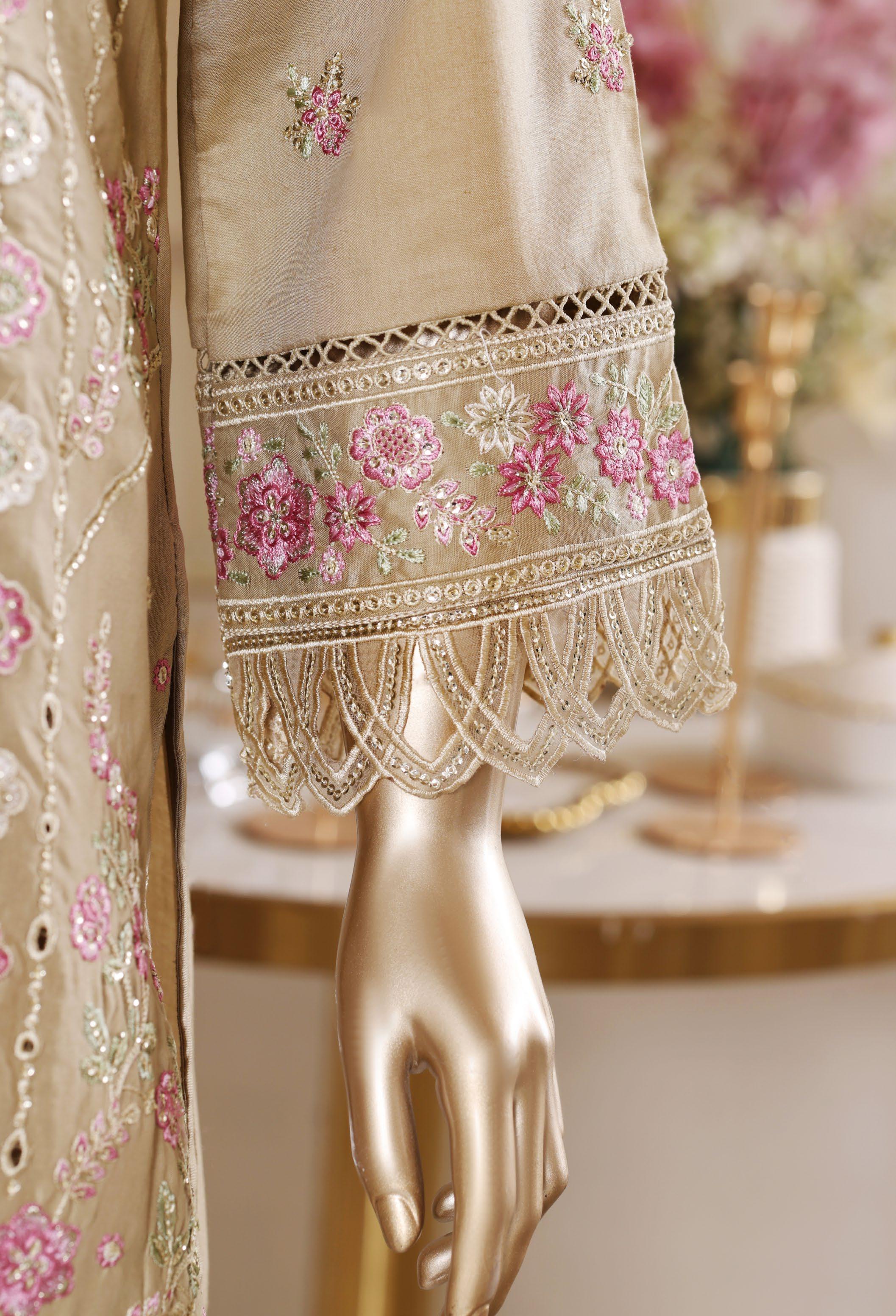 Bin Saeed Luxury Laserkari Heavy Embroidery Festive Vol-02 3Piece Stitched Collection 2026 D#-20