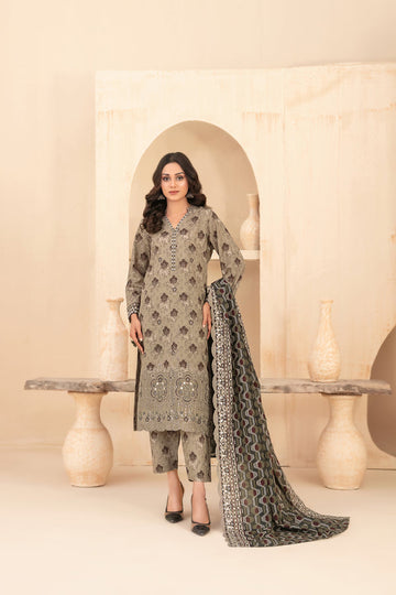TAWAKKAL MAYESHA EMBROIDERED KHADDAR 3PIECE UNSTITCHED COLLECTION 2025 D-03