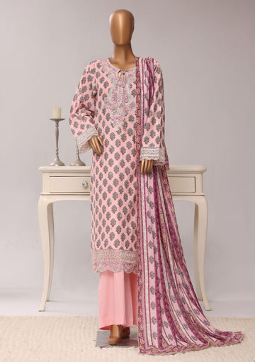 Sadabahar Luxury Regal Lawn With Digital Printed Lawn Dupatta 3Piece Stitched Festive Edition Collection 2026. D#-07