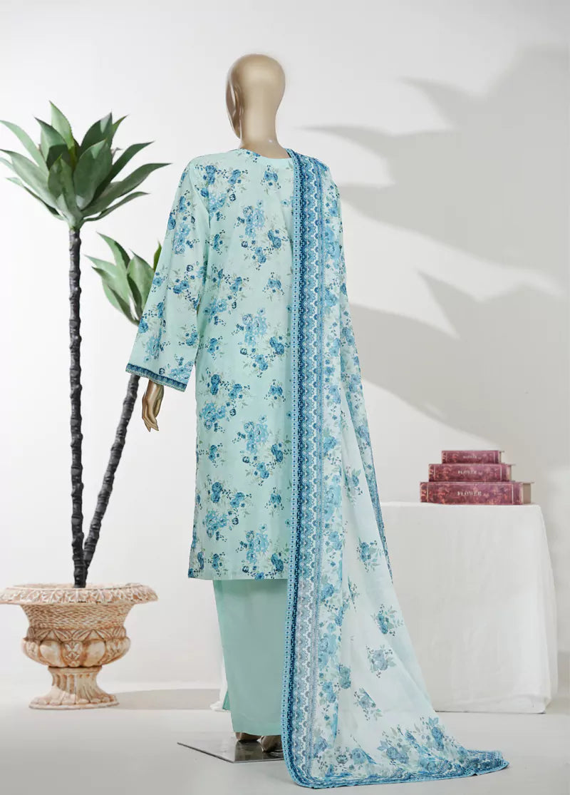 BIN SAEED Luxury Lawn Printed 3pcs Stitched Vol-18 3Piece Stitched COLLECTION 2026 D-07