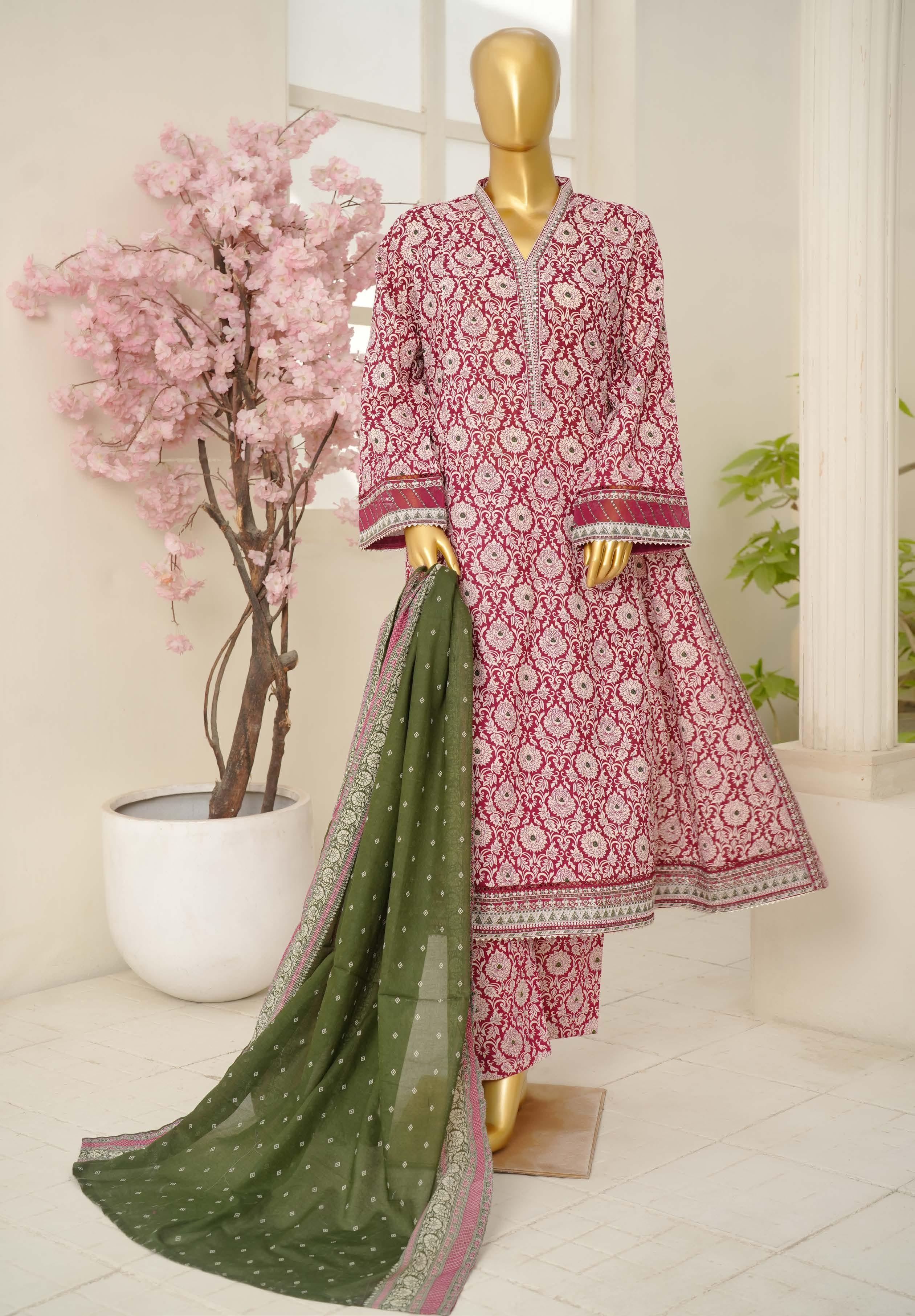 Bin Saeed Luxury Peplum Frock Style Embroidery 3Piece Stitched Vol-01 COLLECTION 2026. D#02