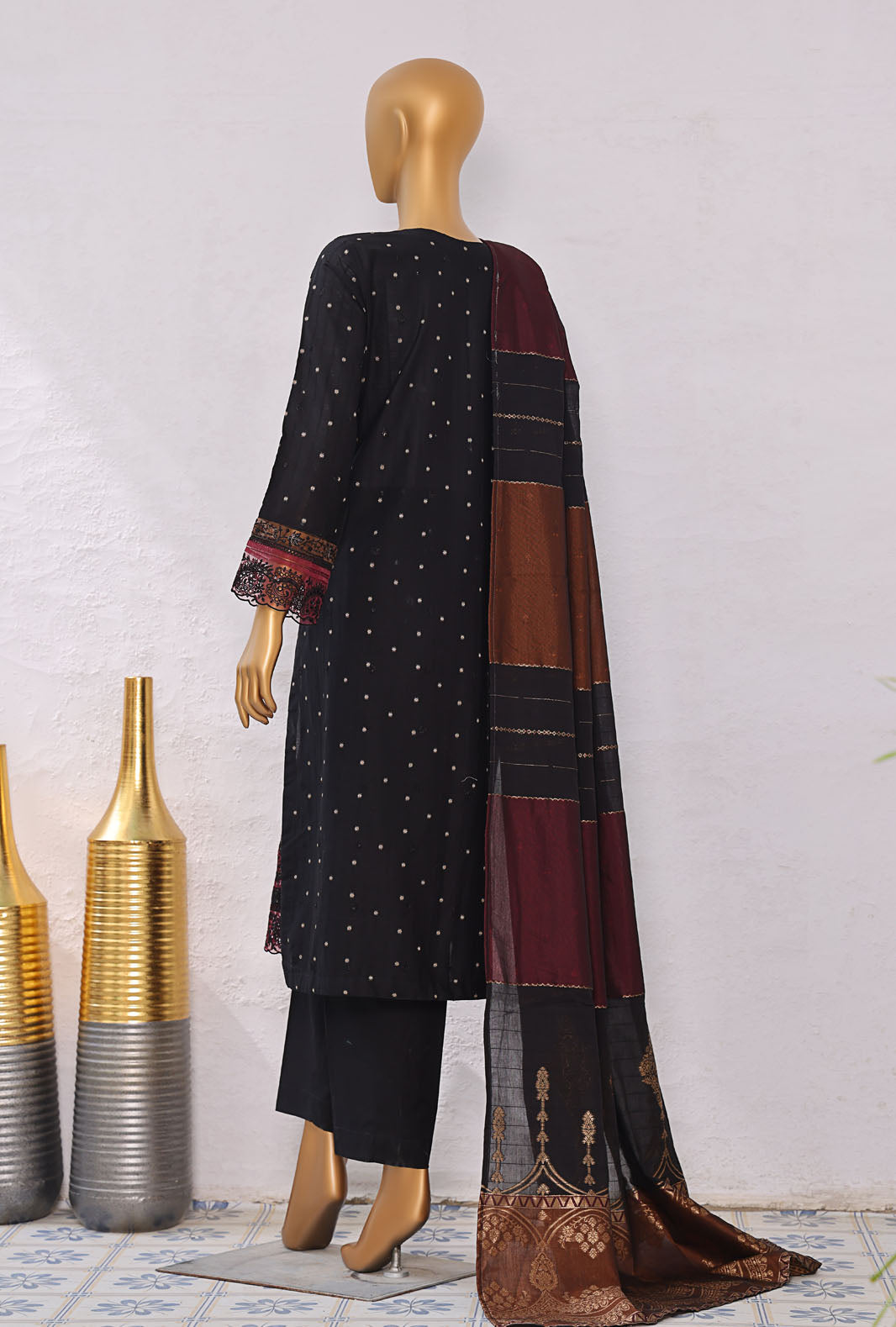 Turkish Jacquard By HZ Textiles Embroidered Jacquard Suit Unstitched 3 Piece 2025 TJE- 1093