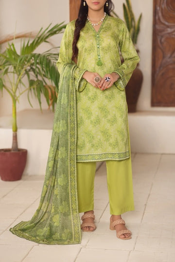 Aizal By Inaya Luxury Lawn Printed Vol-2 3Piece Stitched Collection 2026 AZIN-04
