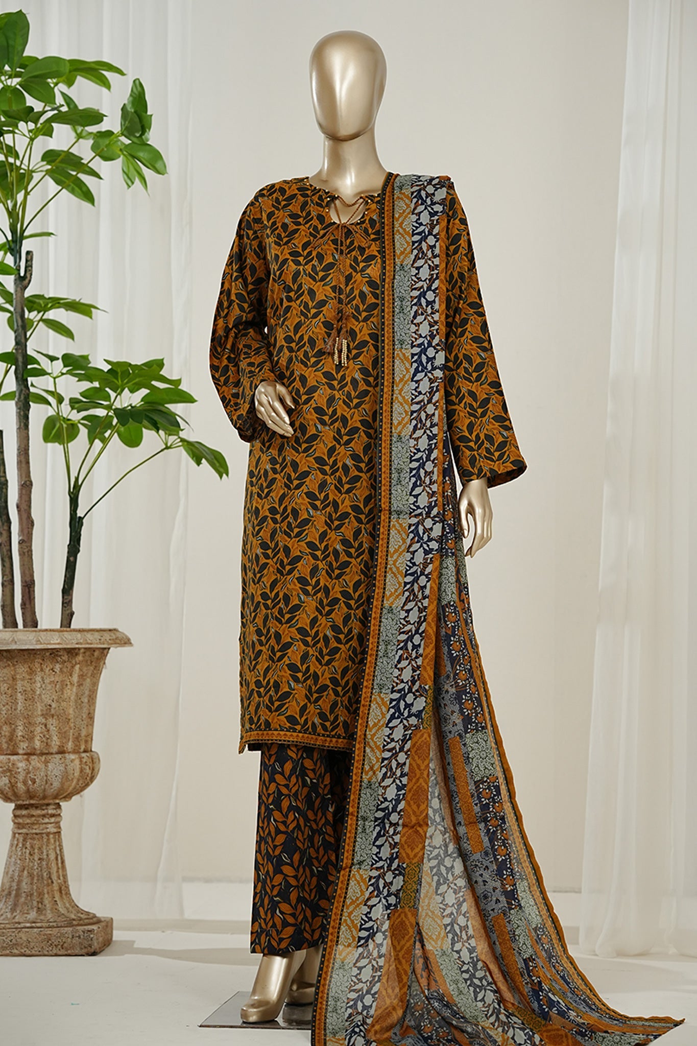 BIN SAEED Luxury Lawn Printed 3pcs Stitched Vol-18 3Piece Stitched COLLECTION 2026 D-#68