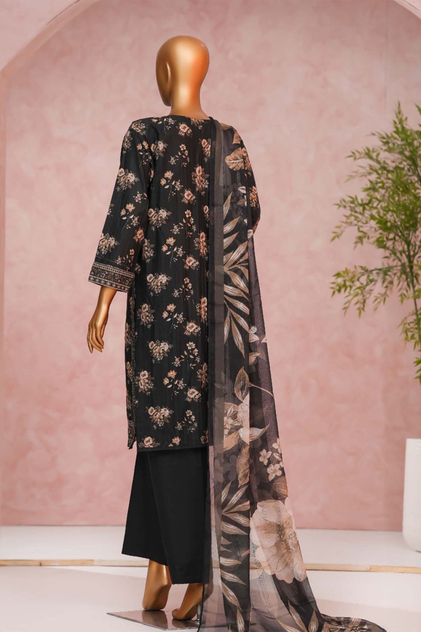 Enchant By HZ Stitched 3 Piece Linnokara Prints Collection'2025-PLK-512