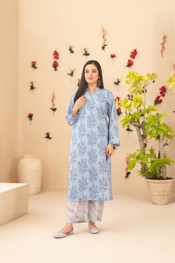 Tawakkal Dilfa 2Piece Stitched Schiffli Embroidery Swiss With Khussa Collection 2026. D-06