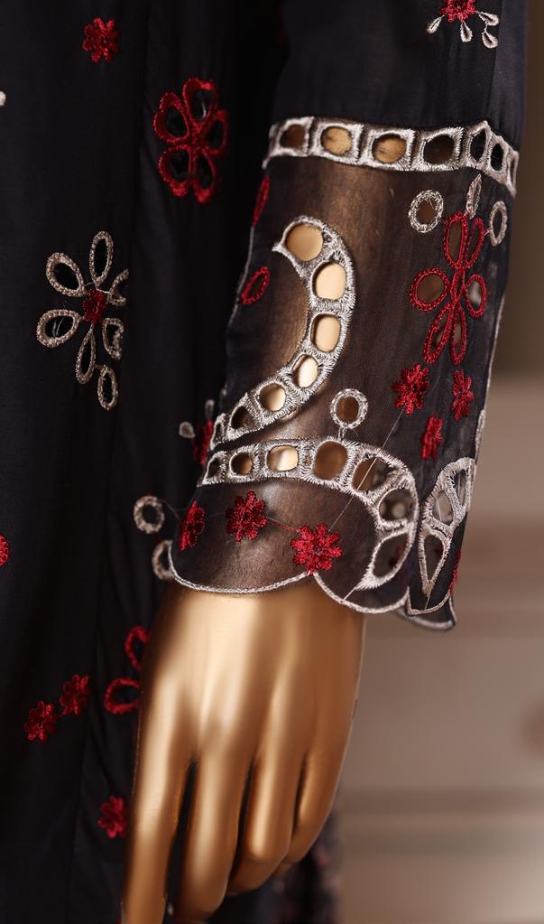 Bin Saeed Luxury Laserkari Lawn With Digital Printed Lawn Dupatta 3Piece Stitched Vol-01 Collection 2026. D#-04